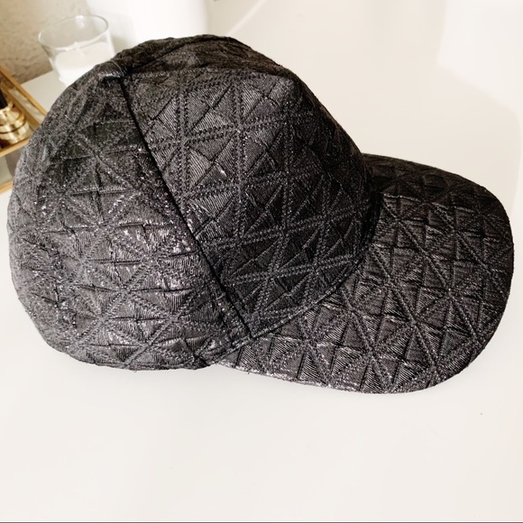 Forever 21 Black Metallic Cap - Picture 2 of 6